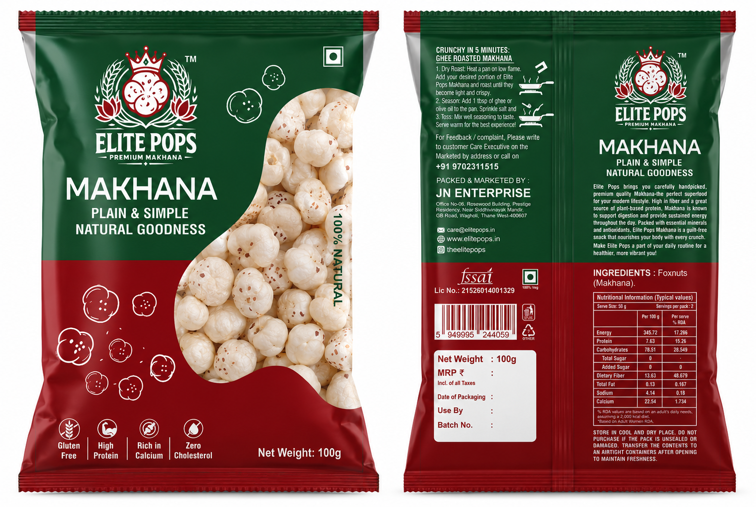 Plain Makhana